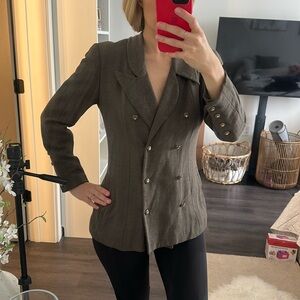 CHANEL vintage 100% wool blazer
